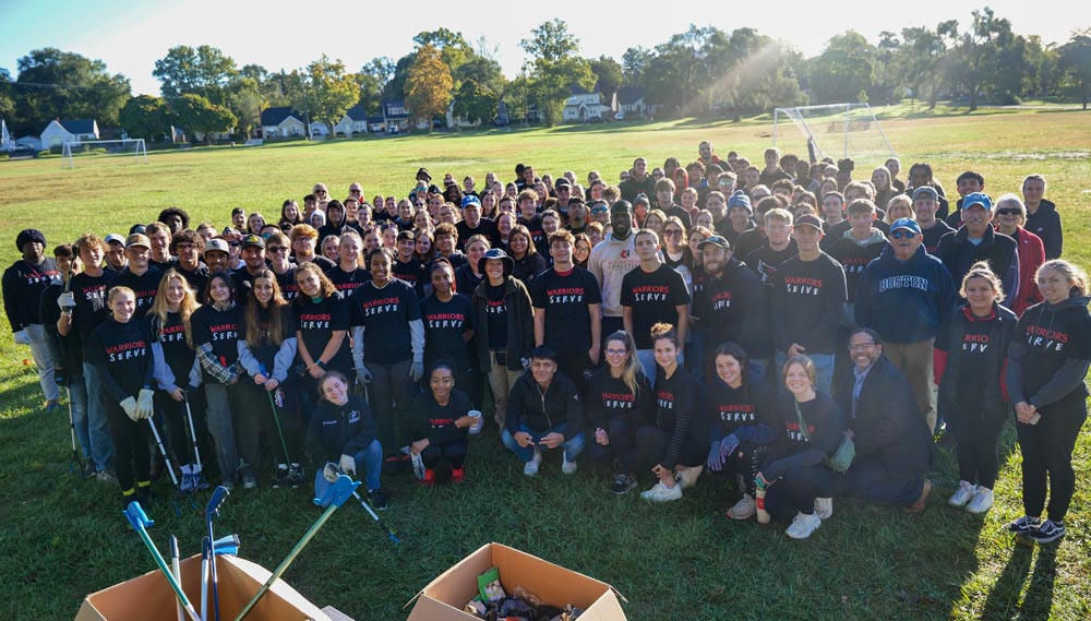 warrior serve volunteers group photo